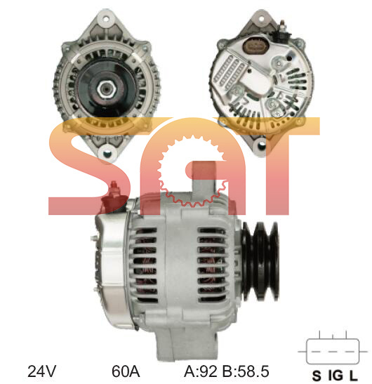 Nippondenso Alternator 14b-2840