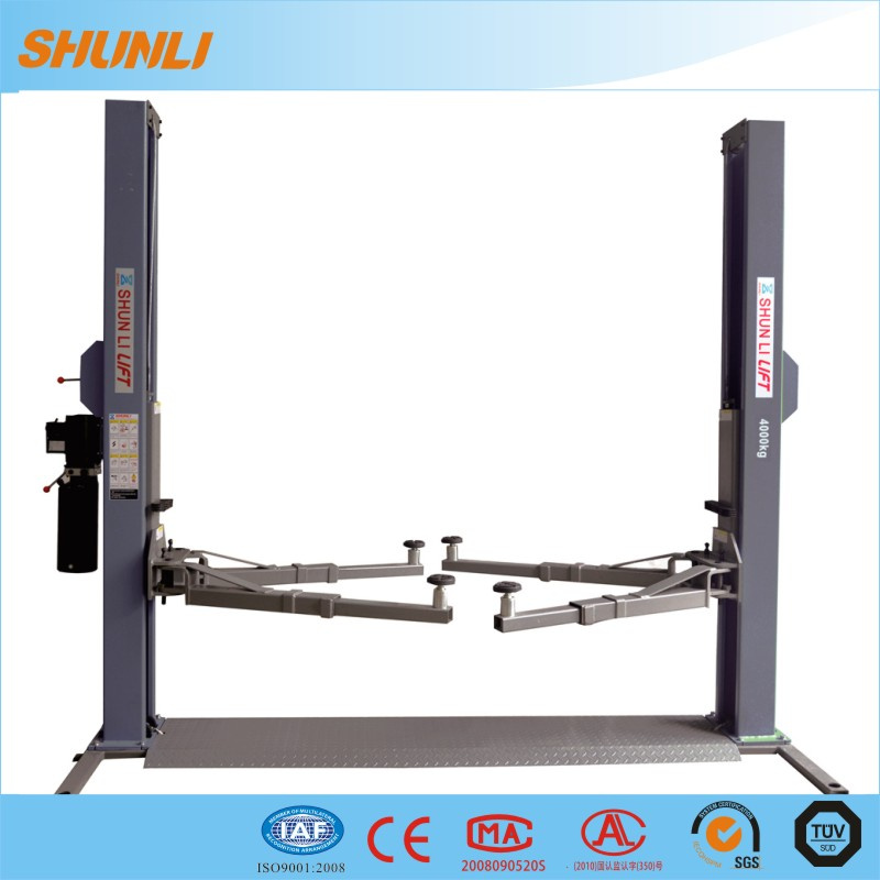 Pofessional Garage Equipment Hydraulic 2 Post Car Lift