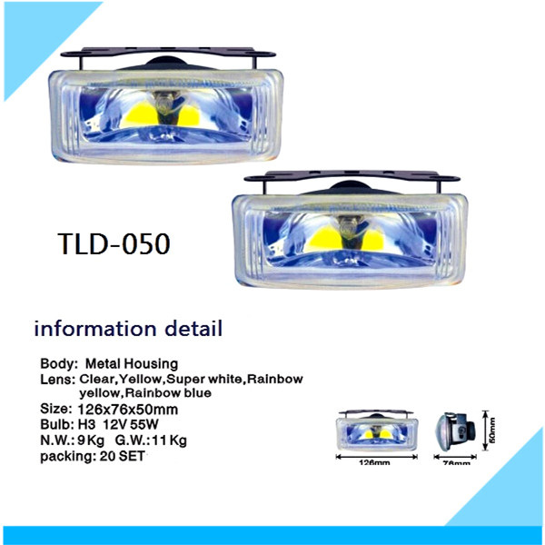 Halogen Universal Car Using Fog Lamp, 12V 55W H3 Fog Light