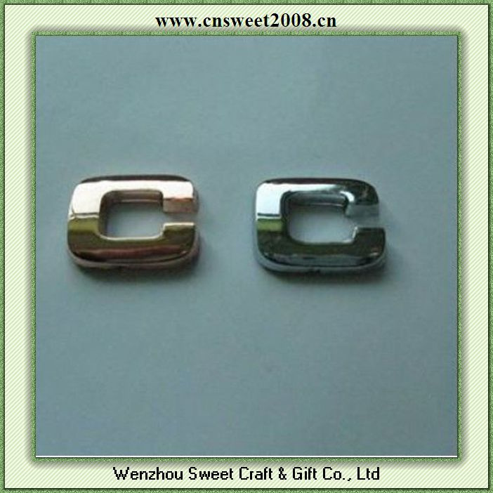 Custom Chrome Letter Car Emblem (S1M087)