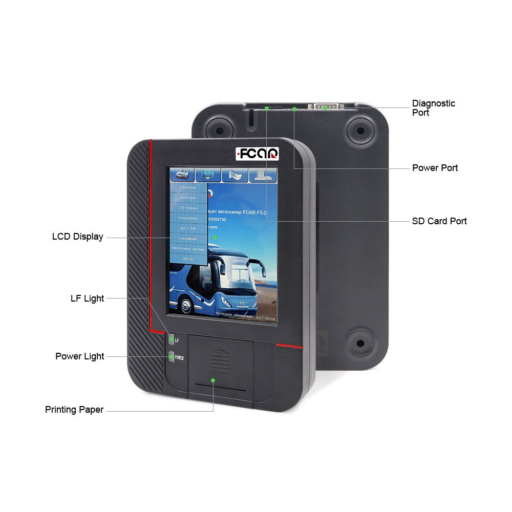 Professional Truck Heavy Duty Diagnostic Tool Fcar F3-D with Russian Language