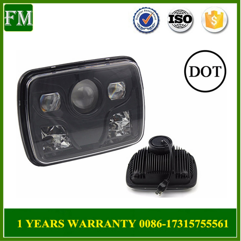 7X5 Inch Sealed Beam DRL LED Headlight for Jeep