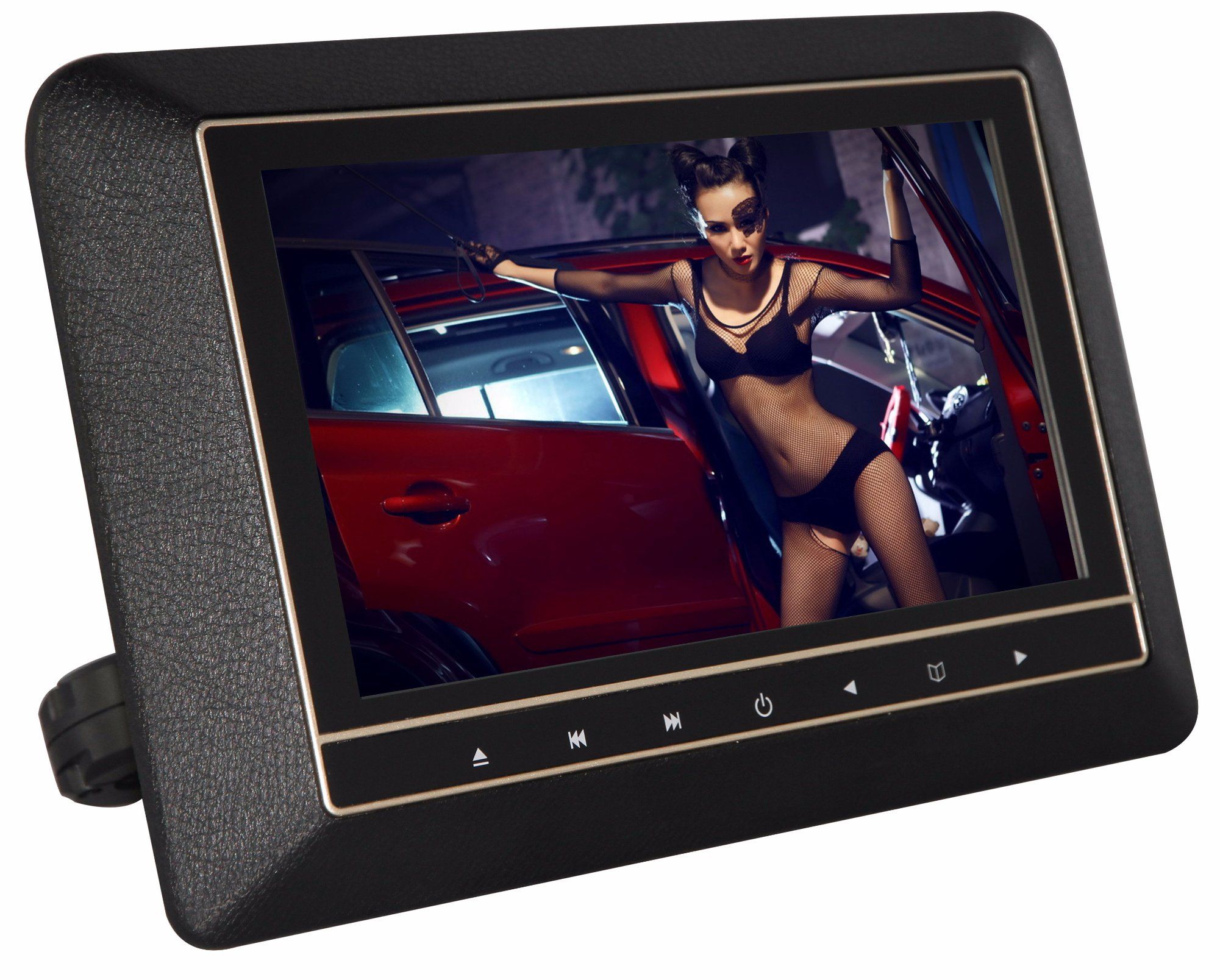 9'' Interchangeable Frames HD Headrest DVD Player
