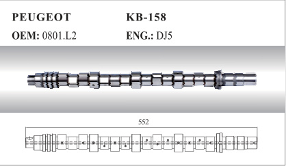 Auto Camshaft for Peugeot (0801. L2)
