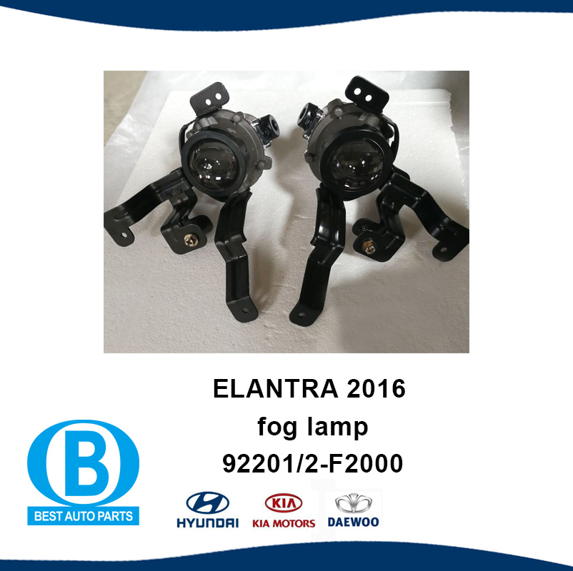 a Car Accessories  for Hyundai Elantr 2016 Foglight Manufacturer China 92201-F2000 92202-F2000