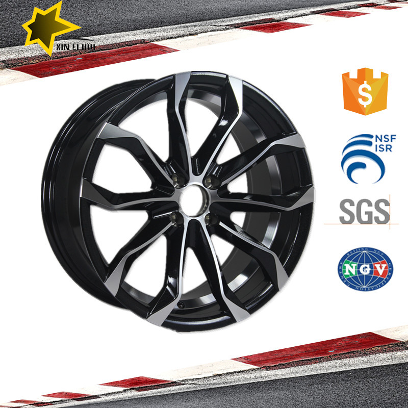 Black Alloy Wheels with 17 Inch Popular Design