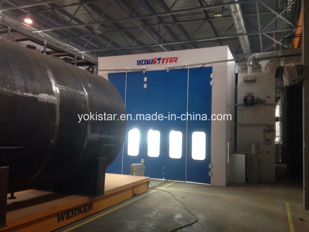 Side Downdraft Tank Spray Paint Booth