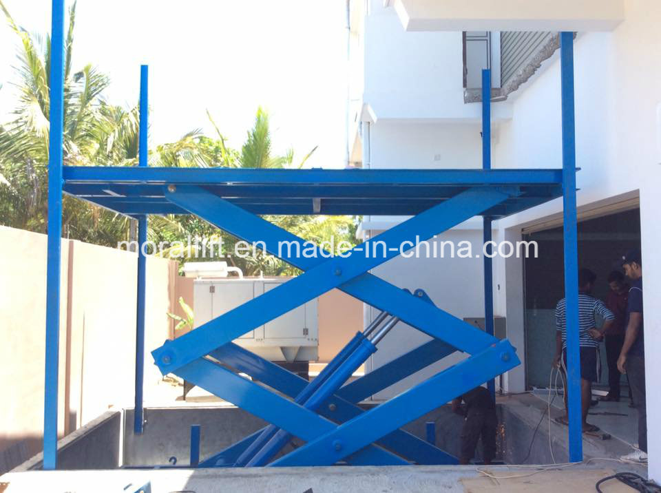 Scissor Automobile Parking Vehicle Lift for Underground Garage