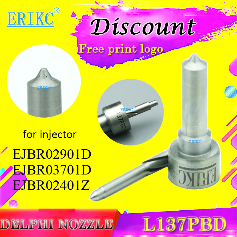 Erikc L137pbd Delphi Common Rail Nozzle Spray L137prd KIA for Hyundai 2.9L Inejctor Ejbr02901d Ejbr03701d