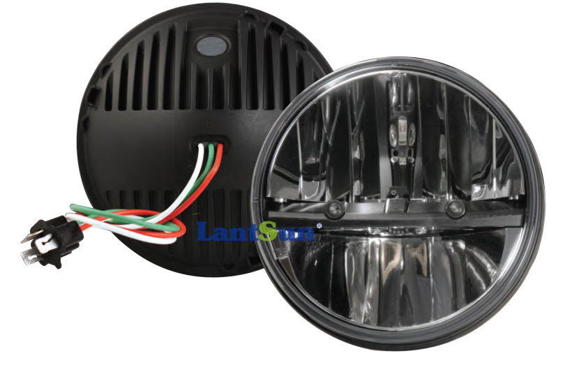 J106 Round Headlight 7inch 36W LED Chips High Low Beam Fits J Eep Wrangler Jk