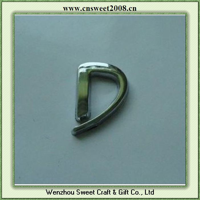 Custom Shiny Silver Chrome Car Badge (S1M060)