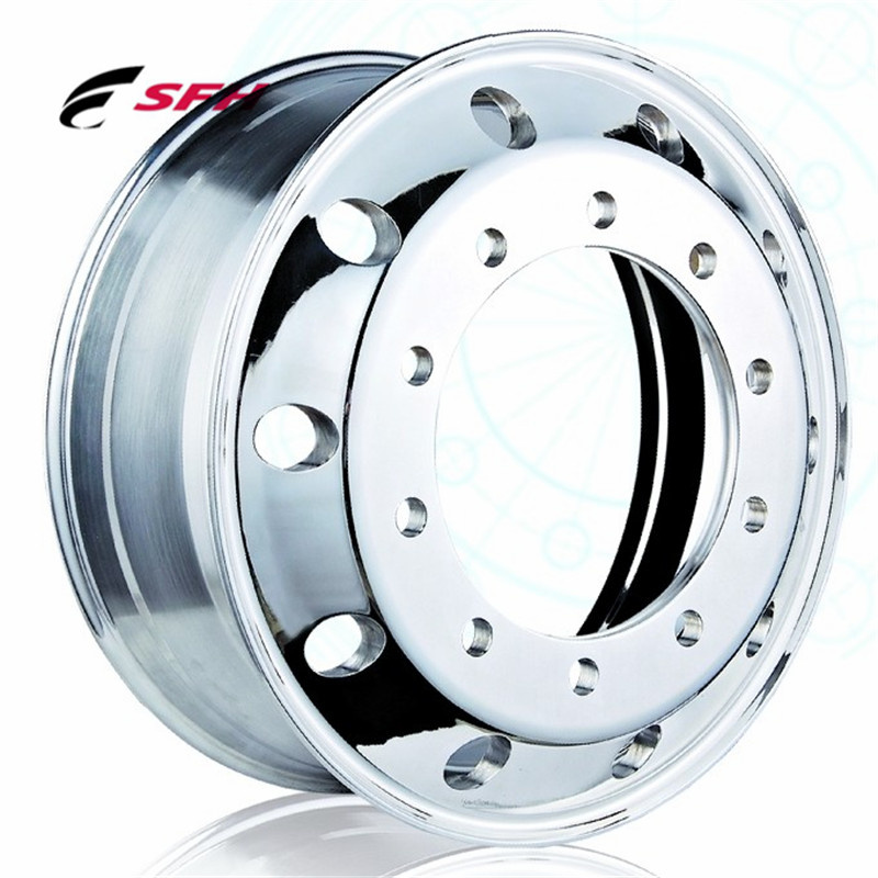 Stud Piloted Aluminum Alloy Rim Wheel 22.5X8.25 PCD335