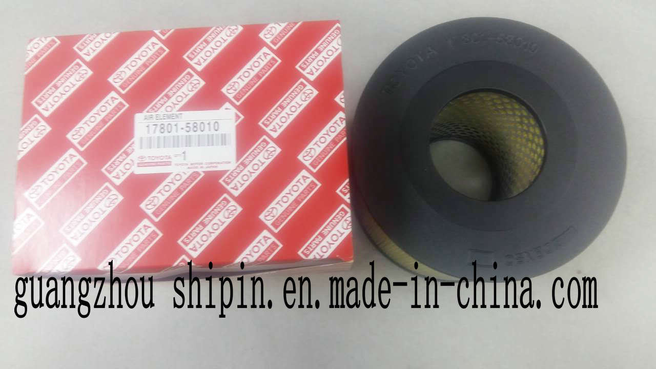 Durable Long Life Auto Air Filter for Toyota 17801-58010