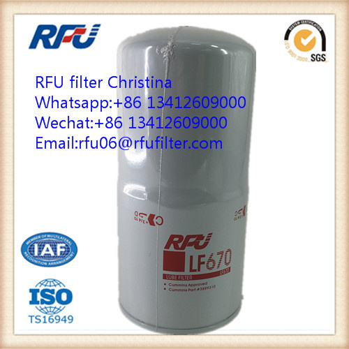 LF670 High Quality Oil Filter for Fleetguard (LF670)
