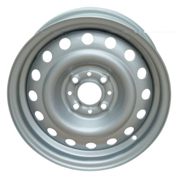 14X5.5j (4-98) Silver Steel Snow Wheel Rim