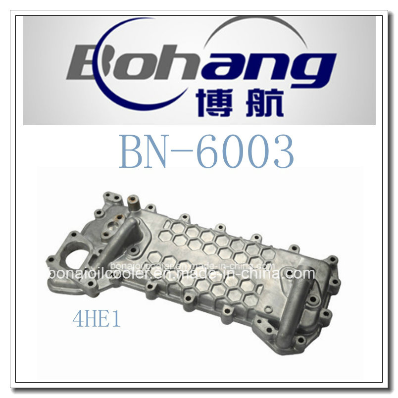 Bonai Engine 4he1 Spare Part Isuzu Oil Cooler Cover Bn-6003