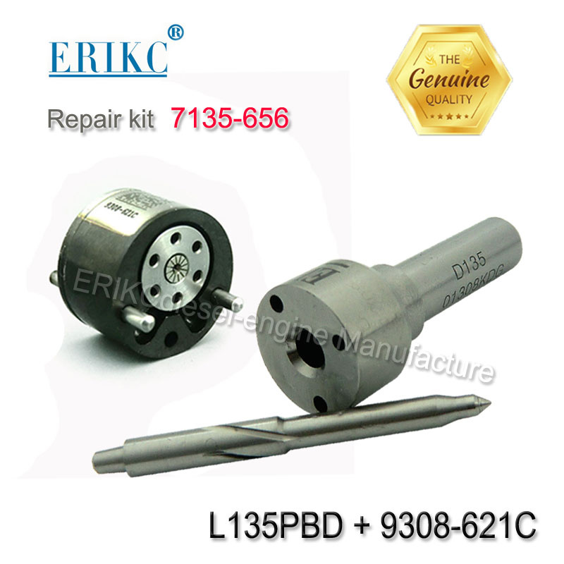 Injector Repair Kit 7135-656 (L135PBD 9308-621C) Delphi Injector Overhaul Kit for Injector Ejbr00504z Ford