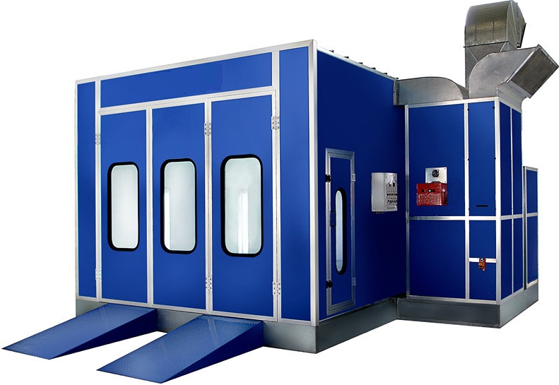 Auto Spray Booths with Italian Riello G20 Diesel Burner