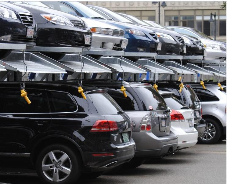 Safe Overground Storage Car Parking System