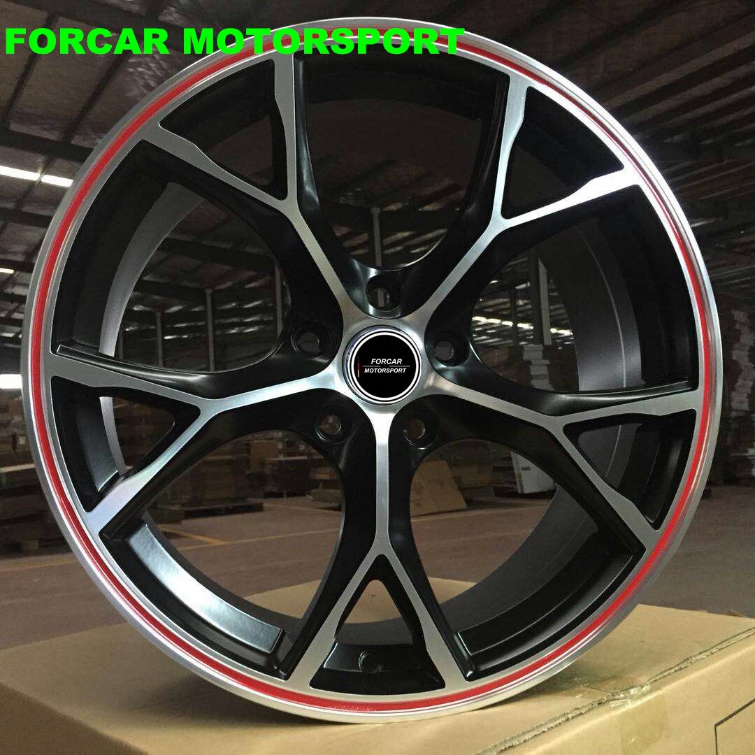 17*7.5j 18*8.5j Car Replica Hre Alloy Wheel Rims 5*114.3