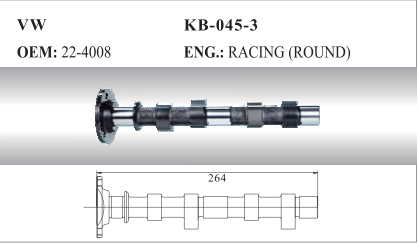 Auto Camshaft for VW (22-4008)
