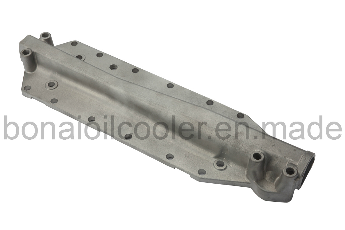 Komatsu Truck Parts, Oil Cooler Cover 6D125 (OEM: 6150-61-2123)