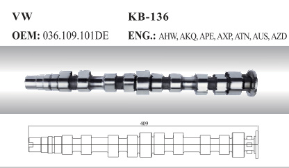 Auto Camshaft for VW (036.109.101de)