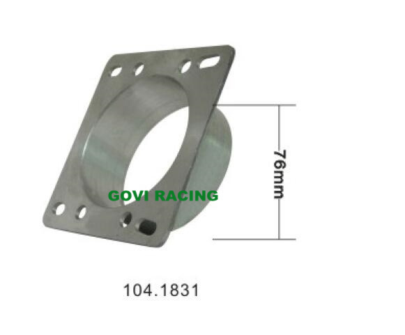 CNC Machine Cutting 76mm Car Air Intake Adaptor
