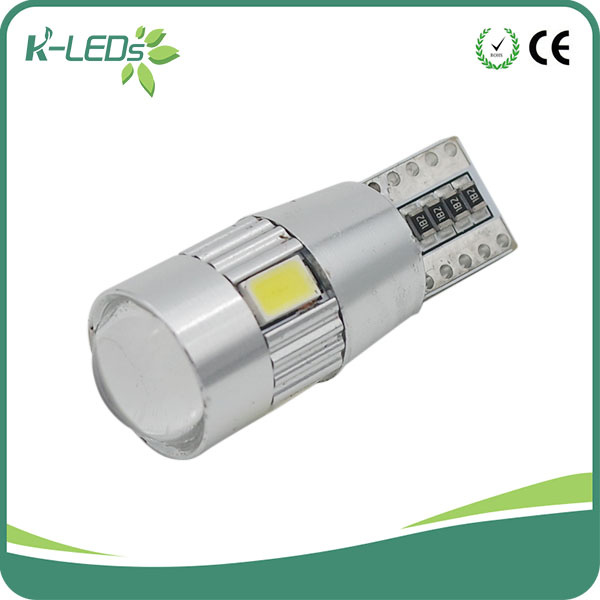 T10 Canbus 6SMD5630 12-24V LED Lights for Cars