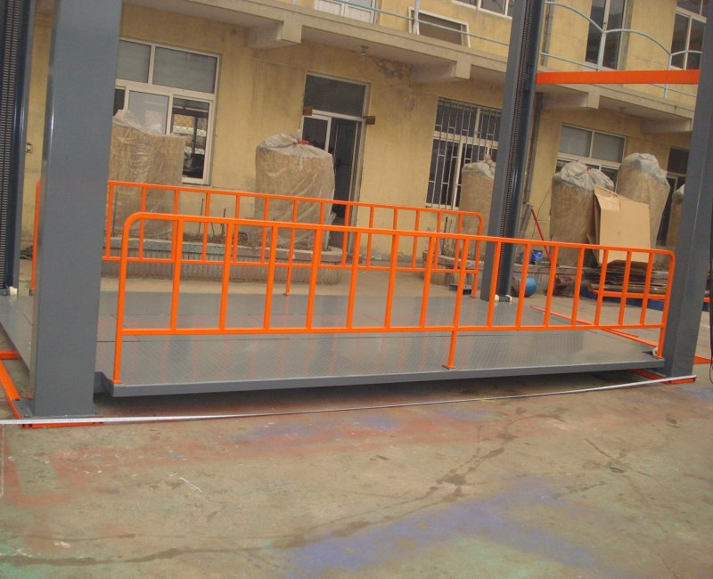 Floor to Floor Four Post Car Vehicle Transportation Lift