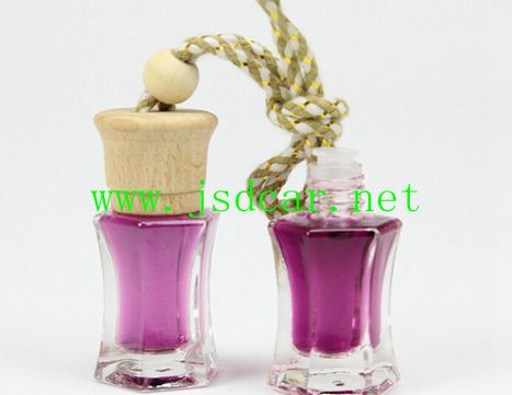 Custom Car Air Freshener, Glass Car Perfume Pendant (JSD-B0011)