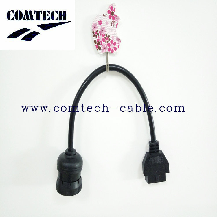 OBD2 16p Female to J1939 9pmale Diagnosis of Line