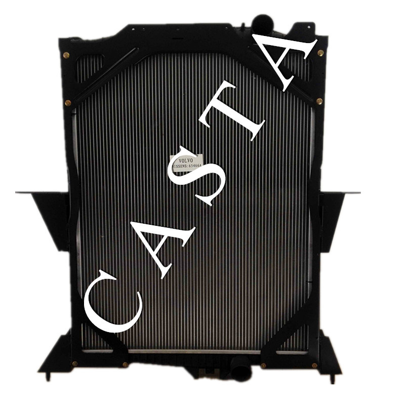 Volvo truck, auto, generator, excavator, bulldozer, intercooler, condenser, copper, aluminum radiator for 65466A