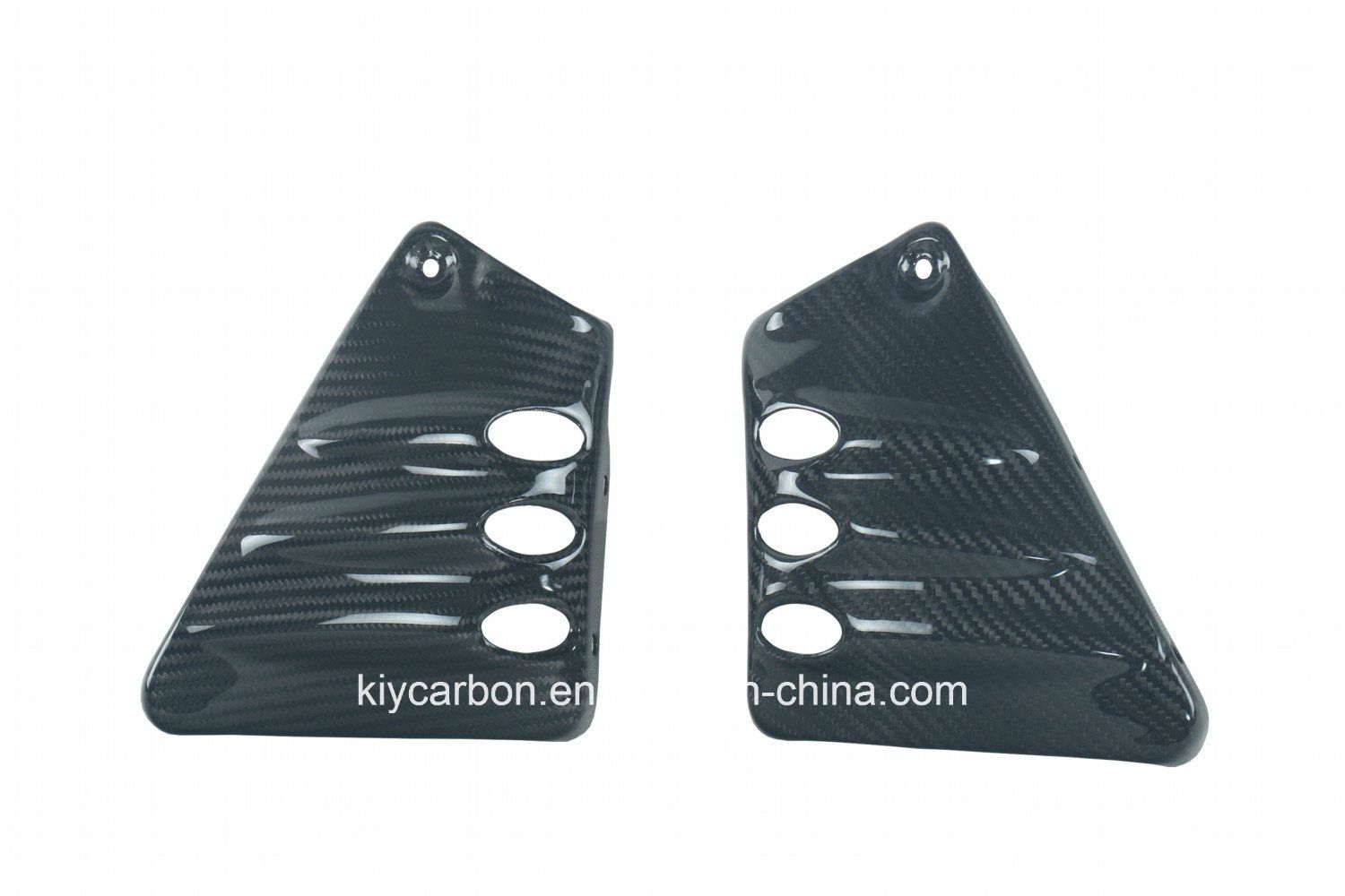 Carbon Fiber Part Side Covers Vented for Harley-Davidson