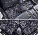 Premium Diamond 5D Car Floor Mats (BLACK WITH BLACK STITCHING) - Land Rover Sport