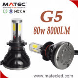One Years Warrantly for Universal Car Colorful LED Bulb 12V 24V 40W 4000lm LED G5 Headlight
