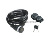 Competitive Price Medium Polygon Bicycle Cable Lock for Bike (HLK-022)