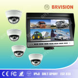 10.1inch Quad Security Monitor System with Dome Camera for Bus