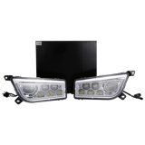 Lantsun ATV-Rzr1000 2014-2017 Polaris Rzr 1000 XP 900 ATV Chrome LED Headlights DRL Conversion Kit