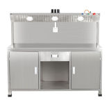 Extraction Available Stainless Steel Mixing Room Bench Table for Painters' Working Convenience