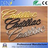 Car Chrome Letter Gold Logo Emblems for Cadillac