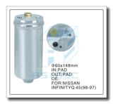 Filter Drier for Auto Air Conditioning (Aluminum) 60*148