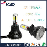 Guangzhou Auto Parts H7 Headlight Hot Product 4000lm 40W G5 LED Headlight Car