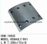 19935 Heavy Duty Truck Brake Lining for Renault Rvi