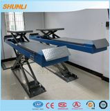 3.5t Ultrathin Four Wheel Alignemnt Hydraulic Scissors Lift with Ce