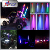 300 New Pattern RGB Bluetooth Control / Remote Control LED Whips LED Dancing Whips, Buggy Whip for USA ATV UTV Cars, Pole Light with Flag