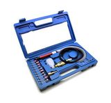 Air Micro Die Grinder Burr Rotary Tool Kit 15PC Craft Etch Engrave Hobby