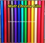 High Quality PVC Vinyl Rolls Car Wrap Self Adhesive Stickers Matte Chrome Film
