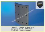 Brake Lining for Heavy Duty Truck with Competitive Quality (19800)
