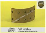 Premium Quality Brake Lining for Heavy Duty Truck (17409)